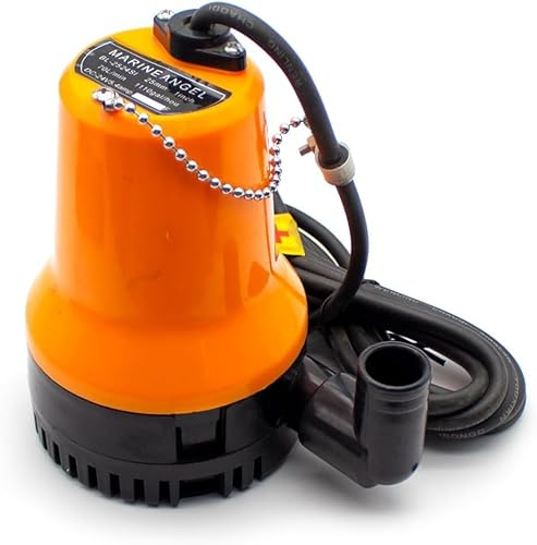Candeon Kleine Tauchpumpe, DC12V 45W 4200L/H Tauchwasserpumpe Schmutzwasserpumpe, Tragbare Tauchpumpe Wasserpumpe Brunnpume FöRderpumpe FüR Pool Fischteich Teich SüßWasser