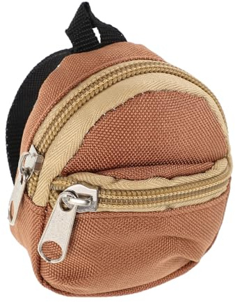 GALPADA Puppenrucksack Kleiner Rucksack für Mädchen mit Reißverschluss Puppentasche Spielzeugzubehör für Puppen Kinderschulranzen Ausflug