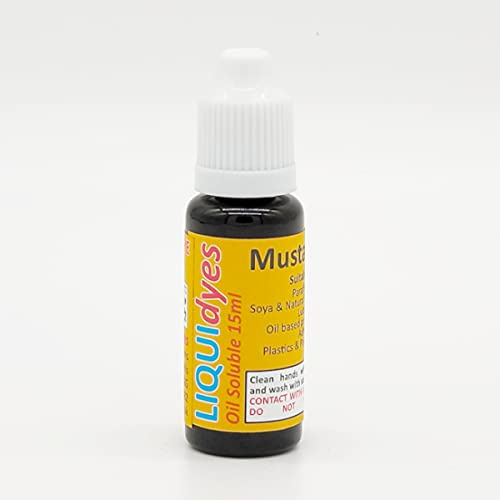 LiquiDyes ® - Liquid Candle Dyes 15ml Multiple Colours (Mustard Yellow)