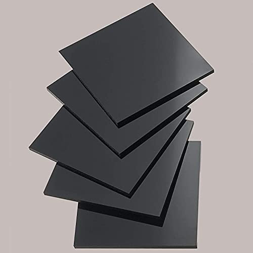 nattmann POM Platte Zuschnitt 2-30 mm/Farbe: Schwarz/DELRIN® TENAC® SUSTARIN® (8 mm, 195 x 195 mm) - nach Maß/Wunschmaß möglich