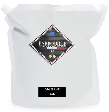 Peinture Gris Souris Acrylique Innocent - Effet Mat-Poudré - Peinture Mur & Plafond - Lessivable - Séchage En 30 min - COV A+ - Fabriquée En France - 2,5 L - BARBOUILLE