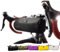 Lumiere & Co. Bike Handlebar Bag - Durable, Multiple-Size Options and Multi-Color Options -Dual Elastic Straps, Clips & Hook & Loop Attachments (Black, Medium)