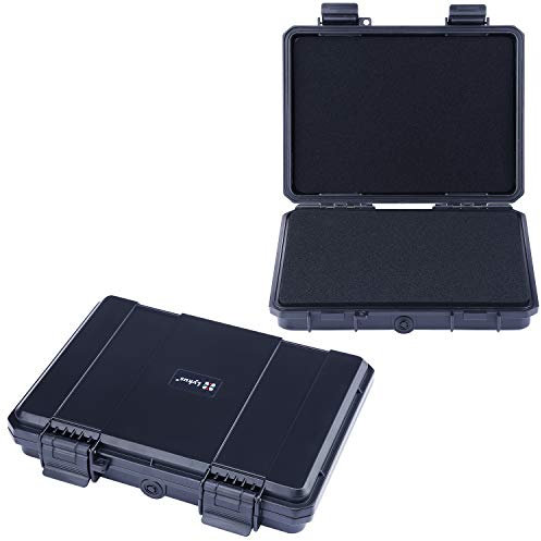 Lykus HC-2110 wasserabweisend Mini Koffer Trockenbox mit anpassbar Schaumstoff, Innengröße 21x15x3,7 cm, IP66 spritzwassergeschützt