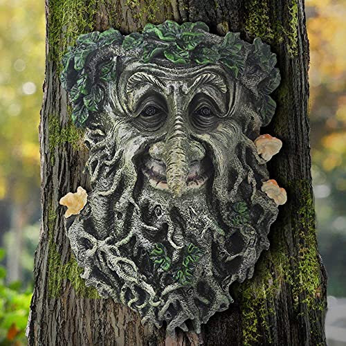 AGDLLYD Baum Gesichter,Lustige Gartendeko Figuren,Baumgesicht Alter Mann,Baum Pflanzgefäß,Gartenskulptur,Kreativer Blumentopf für Gartendekoration und Hofkunst