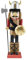 Clever Creations Viking Traditioneller Nussknacker Holzfigur aus Holz, 35,6 cm, festliches Weihnachtsdekor für Regale und Tische