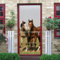 XKSJWY 3D Türaufkleber 90X200Cm Prärietier Pferd Türtapete Selbstklebend Türposter - Fototapete 3D Effekt Türfolie Poster Tapete Wandtattoo Diy Selbstklebende Wandbild Pvc Wasserdichte Tapete