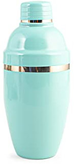 The bars Shaker Small in Acciaio Inox ml500, Ideale per i Cocktail, Azzurro
