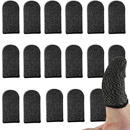 LEEQBCR 18-teiliger Fingerschutz PUBG Handy Spiel Finger Touchscreen Handy Game Controller atmungsaktiv
