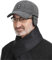 CLAPE Hiver Chaud Casquette de Baseball Wool Warm Baseball Cap with Earflaps Casquette Hiver avec Cache Oreille Pliable Outdoor Cap Hat