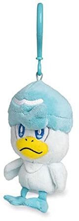 Pokemon Centre : porte-clés en peluche Quaxly, bleu ciel, Small