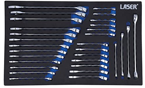 Laser 8481 Metric/Stubby/Star Spanner Set 30pc