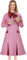 LIKUNGOU Femmes Umbridge Costume Rose Plaid Tweed Robe avec Badge de Chat Dames Élégant Sweet Party Déguisement Cosplay Outfit (XXXL)
