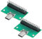 sourcing map 2pcs Type-C Male USB 3.1 26Pin Test PCB Board Adapter Double-Sided Socket with Pin Header Connector for Data Cable Adapters