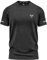 Mens Short Sleeve T-Shirts Workout Athletic Fit Moisture Wicking Fast Drying Reflective Logo Sports T-Shirts Tops