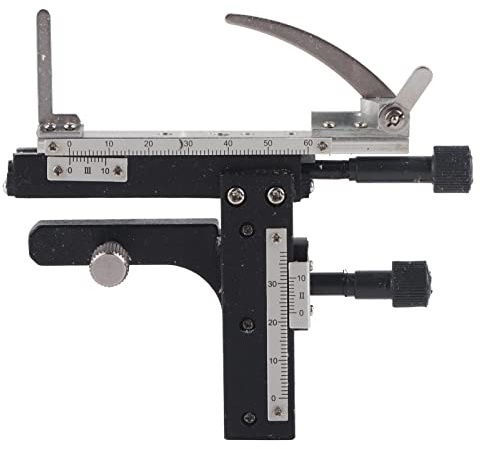 Beweglicher Tisch für Mikroskope, Professioneller Aufsteckbarer Mechanischer X-Y-beweglicher Tisch-Messschieber mit Skala für Mikroskop