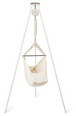 Moonboon Classic Bundle - Federwiege - Natur - Komplettes Schlafset für Babys - Sanftes Wiegen für besseren Schlaf