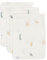 Jollein Waschlappe Baby - Jungle Jambo - 3er Pack - 15x20cm - 100% Baumwolle - Waschhandschuh Baby - Oeko-TEX Zertifiziert