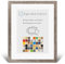 PuzzelMax Puzzlerahmen Bilderrahmen Posterrahmen 75,5x98,5 cm Apfel Apfelholz Dekor 98,5x75,5 cm mit klarem Kunstglas