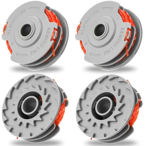 Replacement Strimmer Wire Compatible with Flymo FLY021, Mellbree 4PCS Strimmer Spool Line Compatible with FLY021/513937190 Mini Trim Power Trim Contour