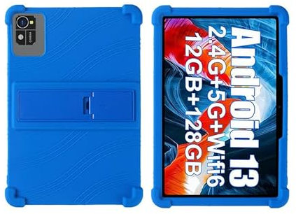 MOOPW Case for Xgody 10 inch Tablet Android 13 Soft Silicone Shockproof Stand Rubber Shell Kids Friendly Protective Cover