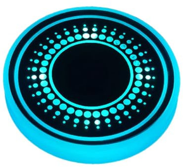 Lighted Car Cup Coaster | LED Light up Car Cup Oaster Mat,Vehicle Interior Decoration Atmosphere Light Cup Holder Insert Coaster for Drink in Caravan