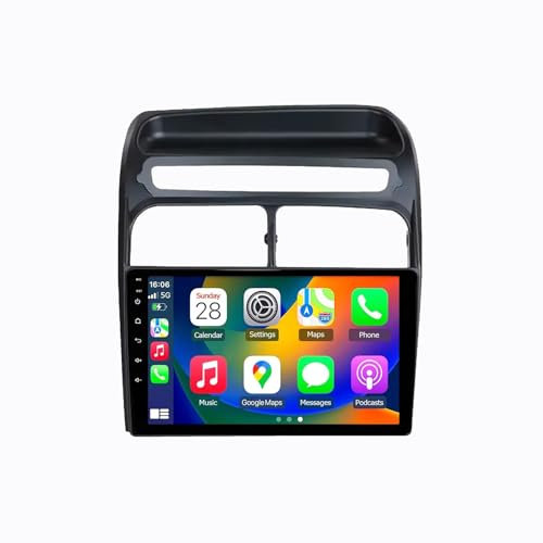 Android 13 2 DIN Pantalla Táctil Radio 9 Coche Pantalla para Fiat Grande Punto Linea 2007-2012 con Enlace Espejo/Navegación GPS/Radio FM/BT/Mandos Volante/Reproductor Multimedia(4+64G)