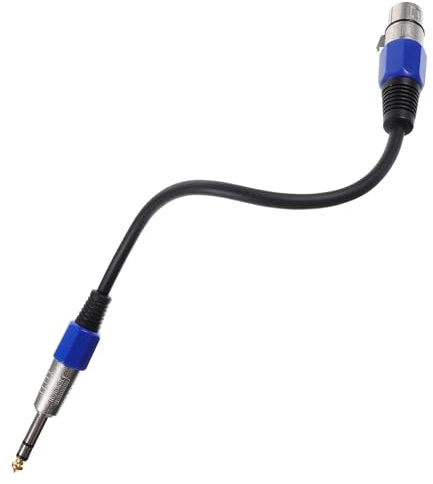 DIYEAH 2pièces Adaptateur Xlr vers Jack Mâle Femelle Câble Patch pour Conversion Audio Lot