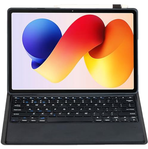 FIABANO Funda para teclado con teclado Bluetooth desmontable para Redmi Pad 2 Pro (12.1 pulgadas) | Xiaomi Poco Pad M1