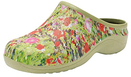Womens, Comfortable, Easy Slip-On Garden Clogs/Mules| Waterproof, Durable & Lightweight | Easy to Clean, Machine Washable, Versatile, Non Slip Shoes with Removable Insoles UK 6 / EU 39
