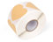 ewtshop® Jumbo-Set Kraftpapier-EtikettenHerzen, 500 Stück auf Rolle, Durchmesser ca. 4 cm in praktischer Aufbewahrungsbox, ideal für Geschenke, Scrapbooking