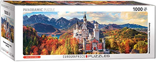 Eurographics 1000 Teile Panorama - Herbstliches Neuschwanstein