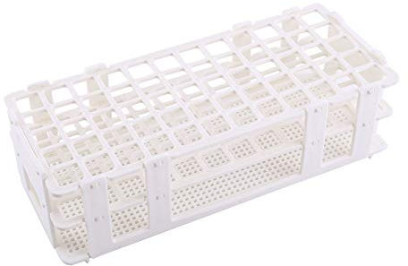 MAGT Reagenzglasständer, 3 Schichten 16 mm Loch Reagenzglashalter 60 Loch Reagenzgläser Halter Kunststoff Reagenzglas Gestell Labor Reagenzglasgestell