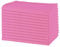 Sweet Needle - Paquet de 12 - Serviettes de Table surdimensionnées 100% Coton 45 CM x 45 CM (18 po x 18 po), Rose - Tissu épais pour Une Utilisation Quotidienne avec Coins arrondis