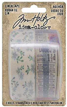 Tim Holtz TH94140 Idea-Ology Leinenband, Agenda, Blau