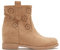 BATA Stivaletti con Gambale Traforato e Zeppa Interna