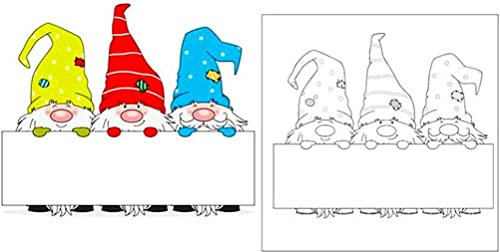 Gowxs Nachrichtentafel-Zwerg-Stanzschablonen für Kartengestaltung, Stanzformen, Schablonen zum Basteln, Scrapbooking, Fotoalbum, dekorative Prägepapier-Stanzformen für Kartengestaltung, Vorlagen