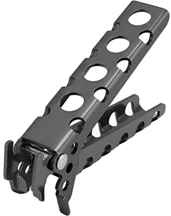 Schüssel Clip Gripper, Aluminium Legierung Anti-Verbrühungs Topf Klemme, Tragbare Kochgeschirr Halter für Camping, Grillen und Picknick, Grau