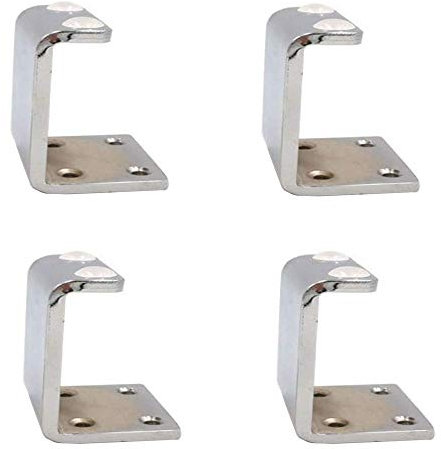 CAZARU Möbelstützbein Fußteil Fußteil Sofa Fußstütze Metall Stützbein Hardware Fußstütze TV-Ständer Fußstütze Silber