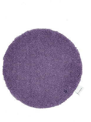 Teppich aus 100% Polyester; handgetuftet | Größe: 60 cm rund; Farbe: Purple | Tom Tailor - Cozy Bath