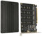 Topiky Quad M.2 NVMe auf PCIe 3.0/4.0 X16 Adapter, 4 Laufwerke NVMe M.2 SSD auf PCIe X16 Adapterkarte mit LED Anzeige, Hochgeschwindigkeits Soft Raid Karte mit 4 X 32 Gbit/s