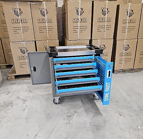 Stahl-Faust Werkstattwagen mit Werkzeug und 7 Schubladen Edition One