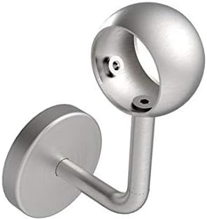 Sellon24® 3 x Handlaufträger Ring für Rohr 42,4 Edelstahl Handlaufhalter V2A, Wandhalter mit Abdeckrosette, für Innen und Außen 0121.42 (3)