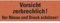 Dreifke® Aufkleber I Warnetikett Vor Nässe und Druck schützen!, rot, Graspapier, 147x50mm, 6 Stück