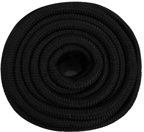 vidaXL - Corda da lavoro in poliestere, 25 mm, 50 m, colore: Nero