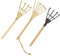 Vaguelly 3st Mini-Grill Feengarten Handwerkzeug Sandkasten Rechen Gartenrechen Gartenkunstrechen Zen-gartenwerkzeug Mini Laubrechen Handlaubrechen 3/ 4/ 7- Eisen Kind Felsen Handkurbel