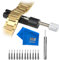 MMOBIEL Kit di strumenti di riparazione per cinturino per orologio, strumento di riparazione per orologiaio, con pulsante a molla in acciaio, Nero - Piccolo, zzzz-s, Compatto