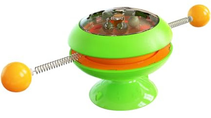 Yardwe Katze Plattenspieler Spielzeug Plattenspieler Für Katzenspielzeug Kätzchen Lustiges Spielzeug Multifunktionales Katzen-Plattenspieler-Spielzeug Plastik Rotieren Katzenminze Drinnen