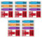 500pcs Stickers(5 Pack) Sign Here Labels, Sign Here Flags Sign and Date Here Tabs Sign Here Stickers with Dispenser Arrow Labels Color Sticky Easy to Post for School Office Notary Books(Red 2)