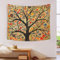 DCABEIOOE Baum des Lebens Wandteppich Plakat Tapisserie Wandtuch 130cmx150cm