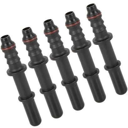 Partuto 5pcs 7.89mm ID6 Fuel Line Quick Release Male Connector for Auto Replacement